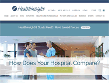 Tablet Screenshot of healthinsight.org